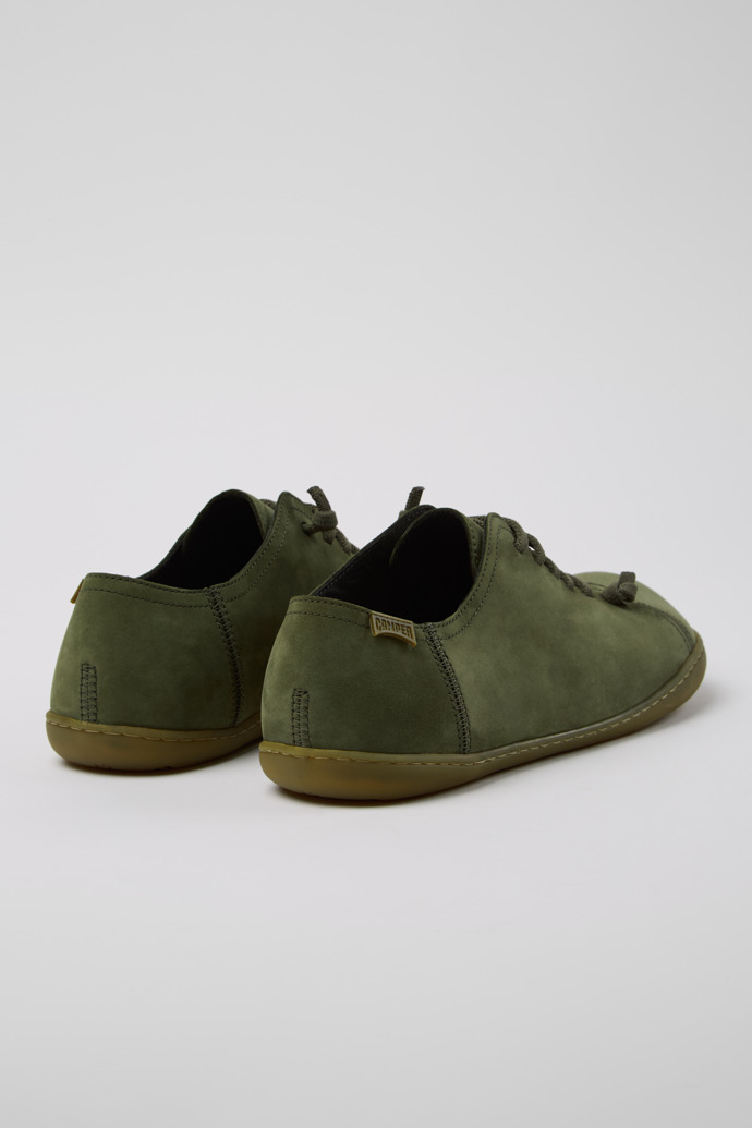 Peu Green Nubuck Shoes for Men.