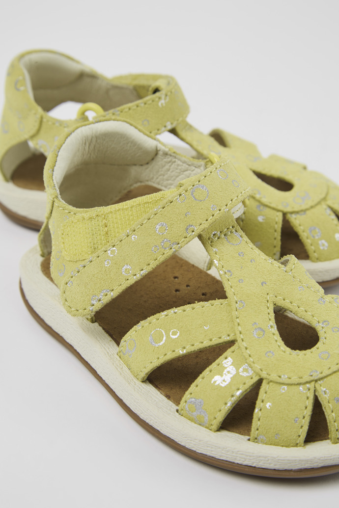 Bicho Yellow Nubuck Sandal
