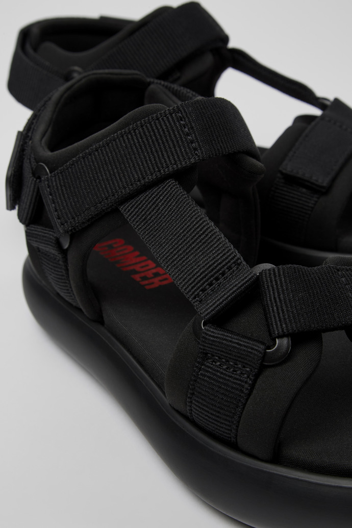 Pelotas Flota Black Textile Sandal for Men