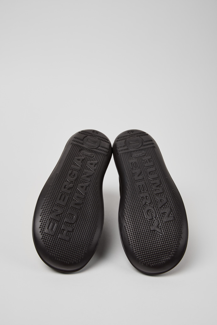 Beetle Black Textile and Nubuck Ankle Boots for Men.