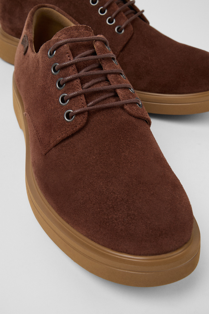 Norman Brown Suede Shoes for Men.