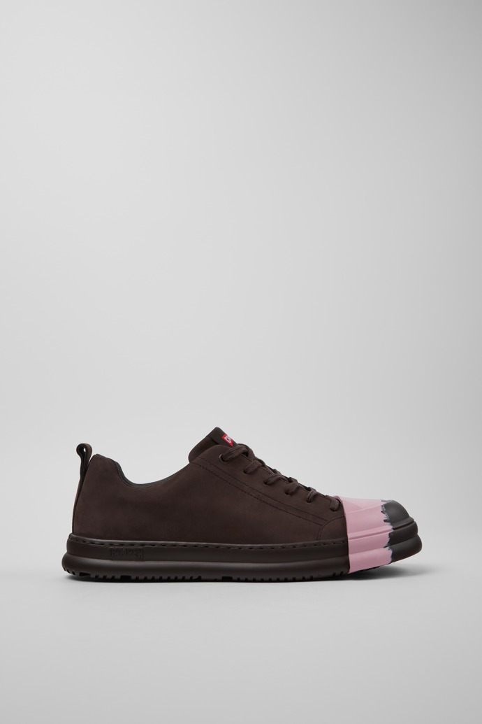 Junction Runner Brown Nubuck Men's Sneakers.