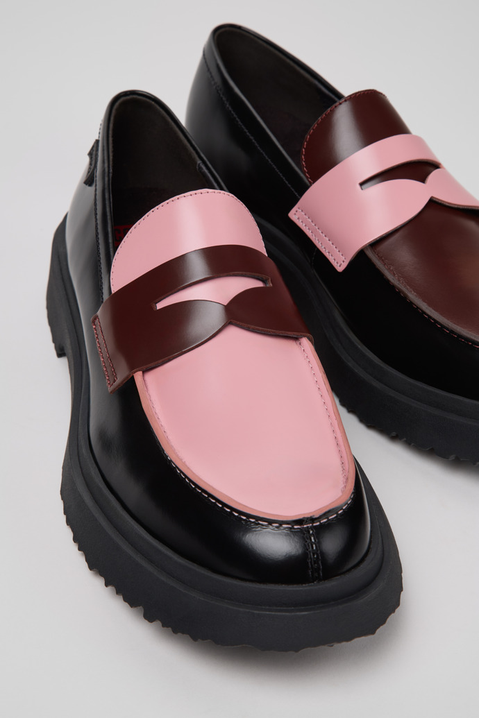 Twins Multicolor Leather Moccasins for Men.