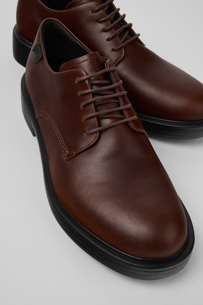 Dean Brown Leather Shoes for Men.