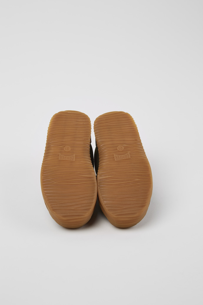 Dadda Green textile and nubuck sneakers for kids