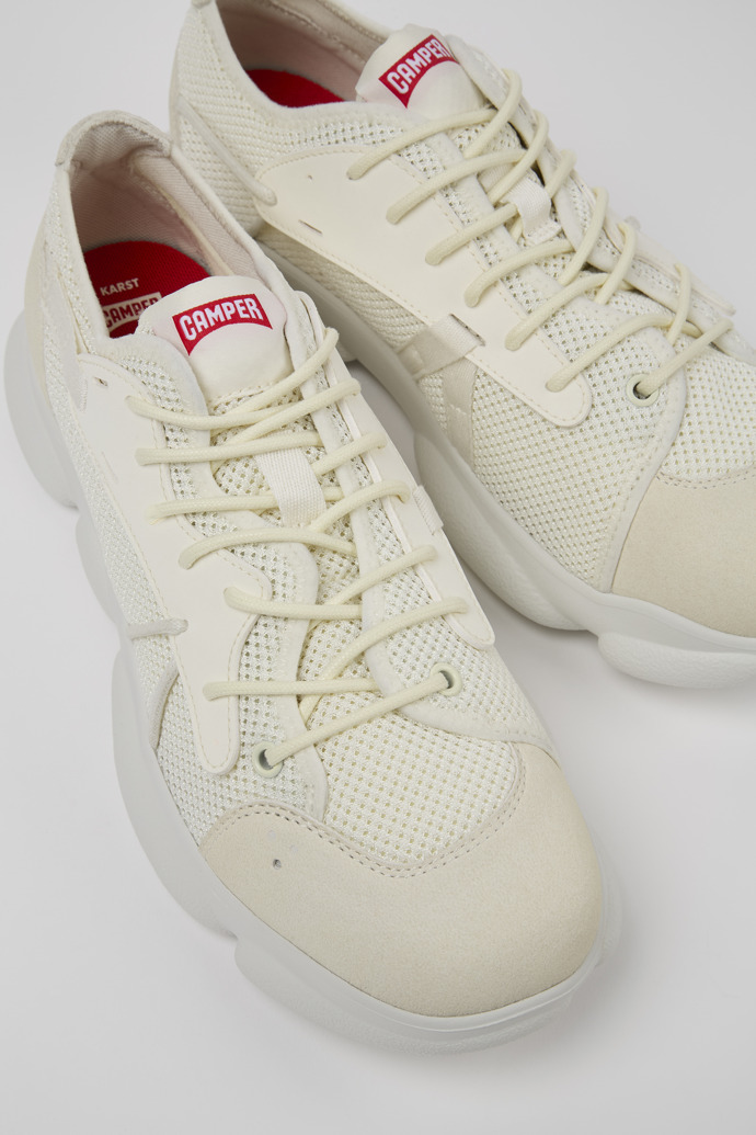 Karst Sorona® White Textile Sneaker for Men