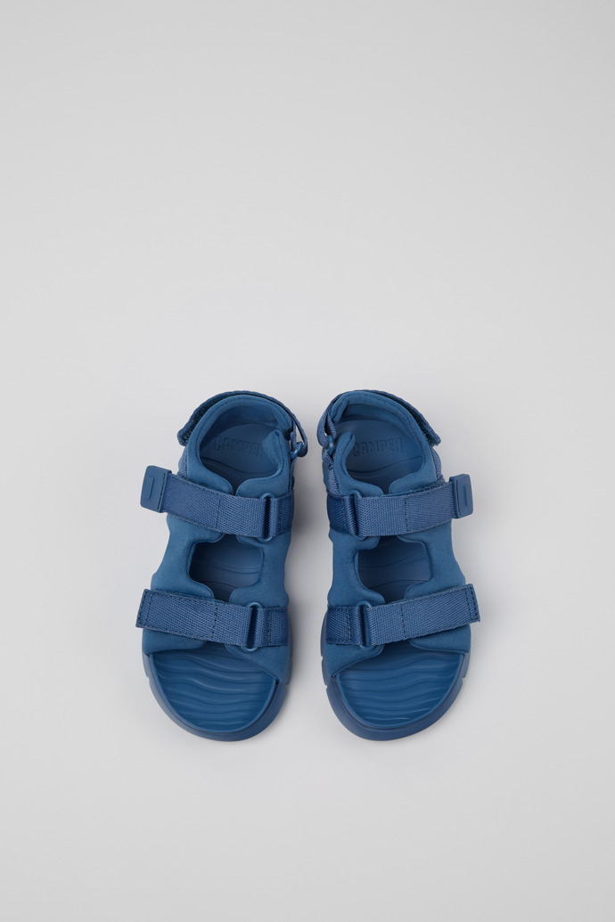 Oruga Blue Textile Sandals for Kids.