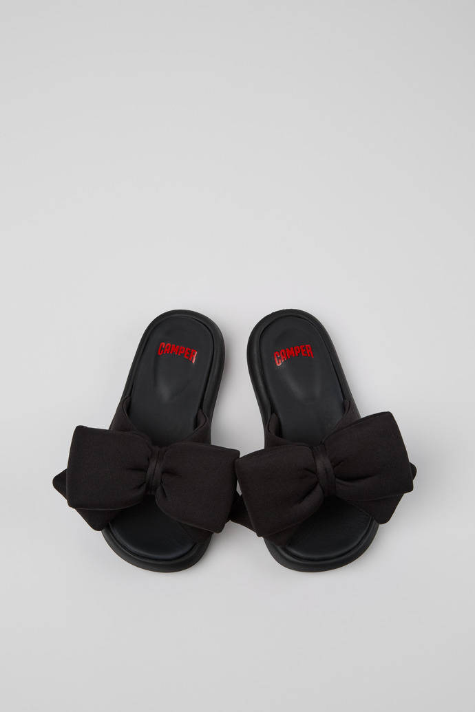 Pelotas Flota Black Recycled PET Sandals for Kids.
