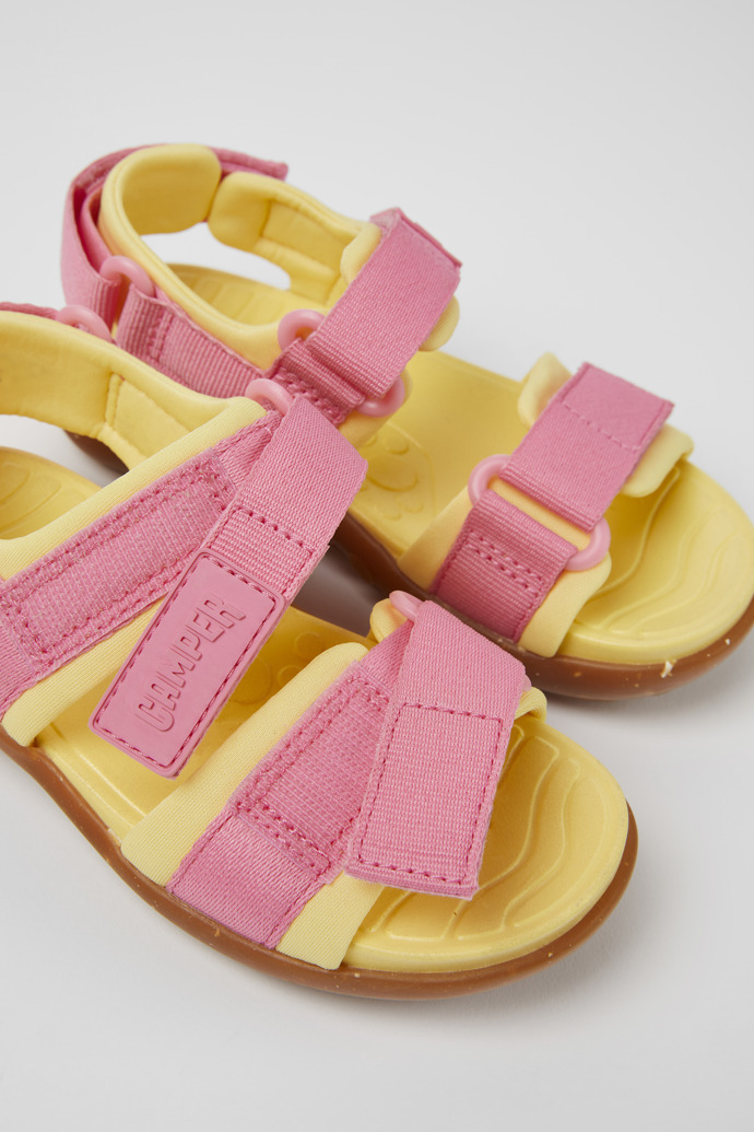 Wous Multicolored textile sandals for kids