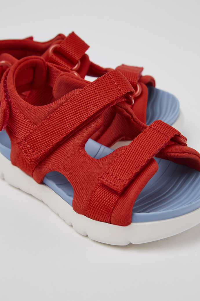 Oruga Red Textile Sandal