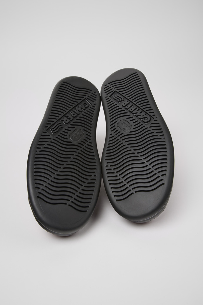 Runner Burgundy Leather Sneakers for Men.