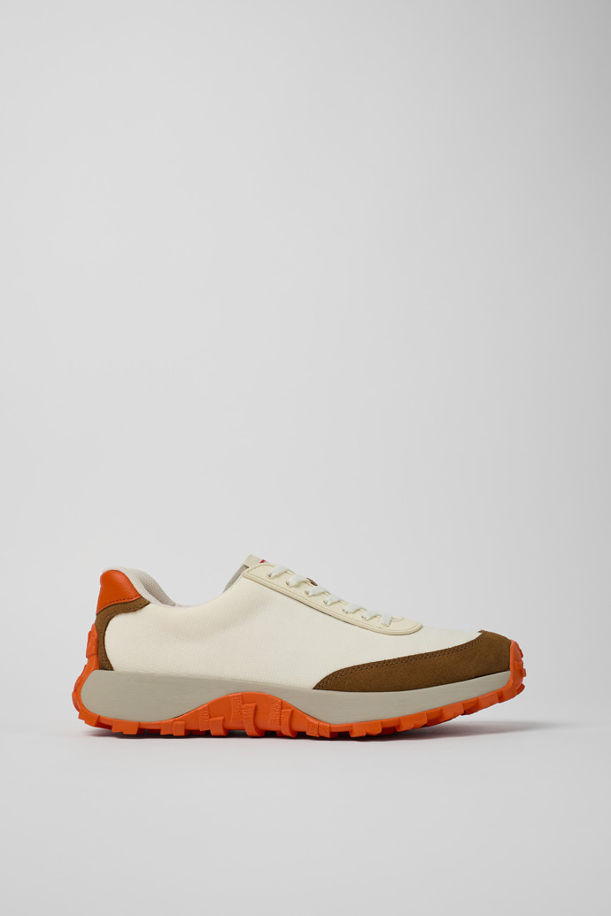 Drift Trail VIBRAM White Textile/Nubuck Sneaker for Men