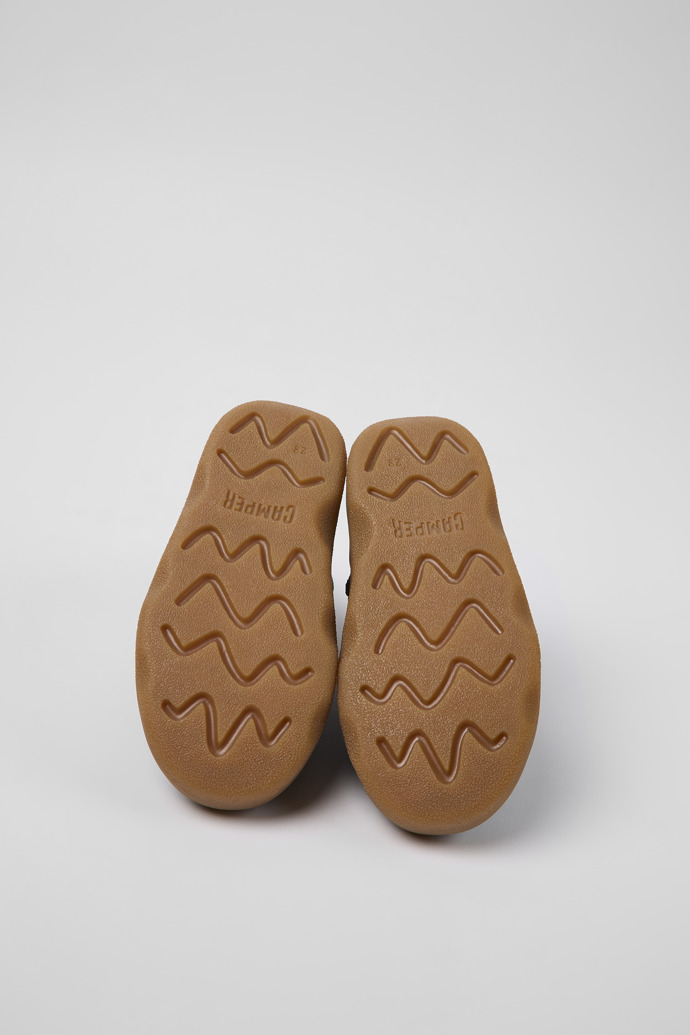 Kiddo Blue Leather Ankle Boots for Kids.