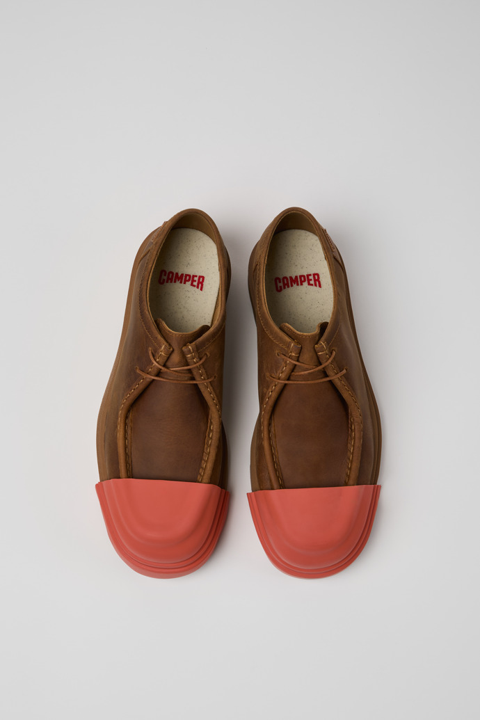 Junction Brown Regenerative Leather Shoes for Men.
