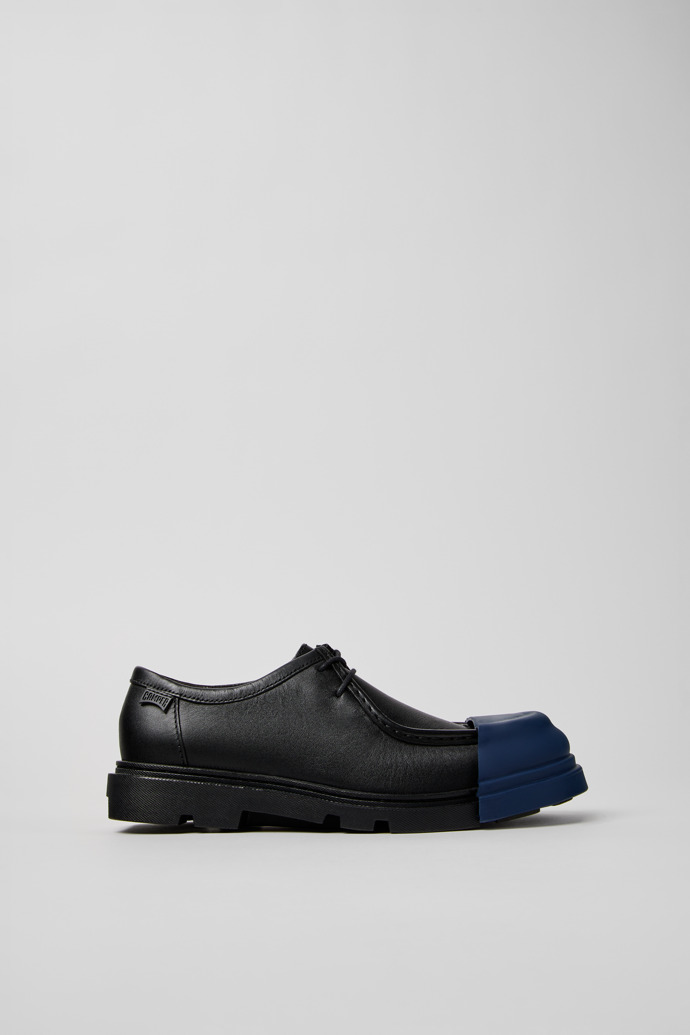 Junction Black Leather Shoes for Women.