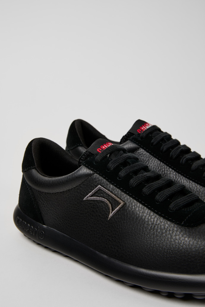 Pelotas XLF Black Leather and Nubuck Sneakers for Women.