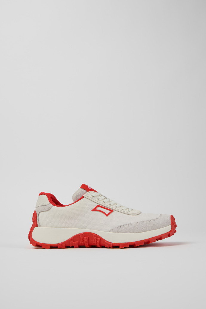 Drift Trail VIBRAM White Recycled PET and Nubuck Women's Sneakers.