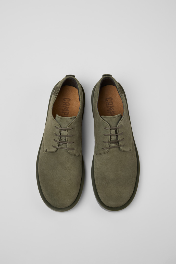 Wagon Green Nubuck Shoe for Men.