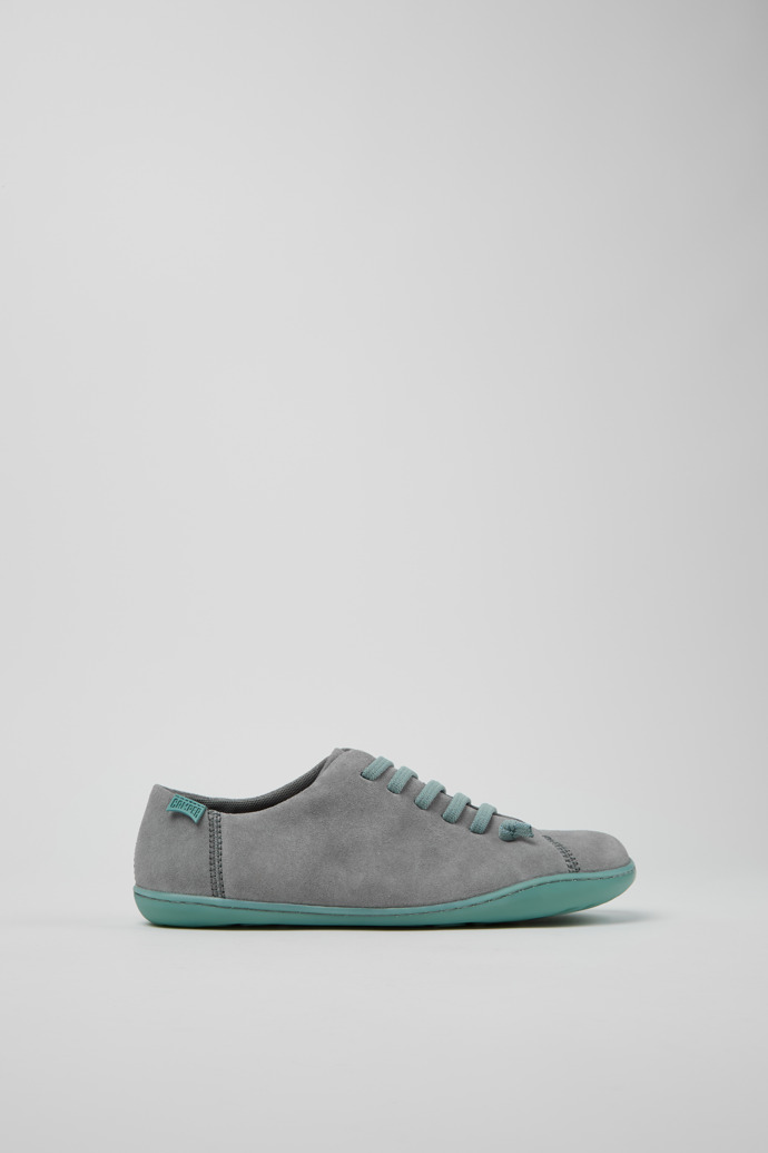 Peu Gray Nubuck Shoes for Women.