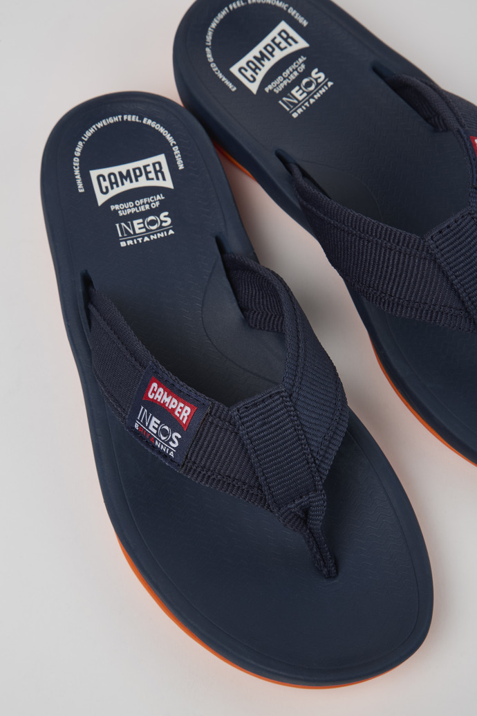 Camper x INEOS Britannia Blue Textile Flip-Flops for Women