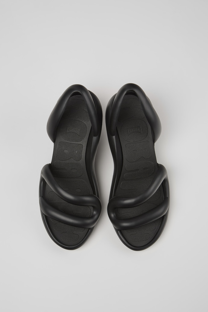 Kobarah Black Sandals.