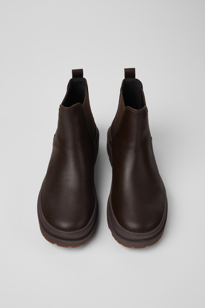 Brutus Trek HYDROSHIELD® MICHELIN Brown leather ankle boots for men