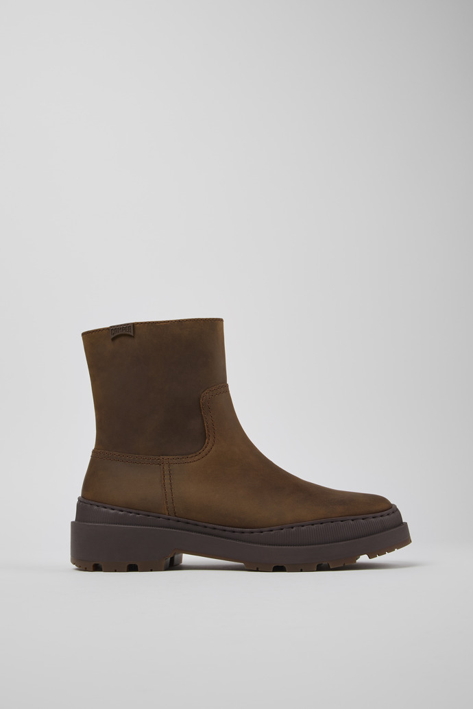 Brutus Trek MICHELIN Brown nubuck boots for women