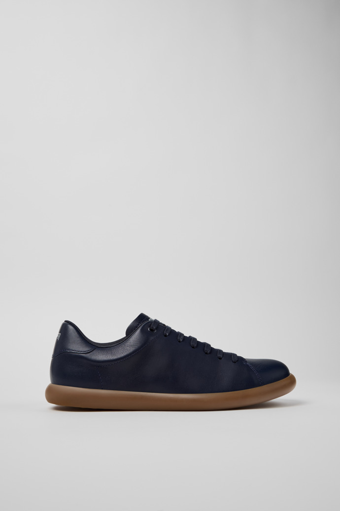 Pelotas Soller Blue Leather Sneakers for Men.