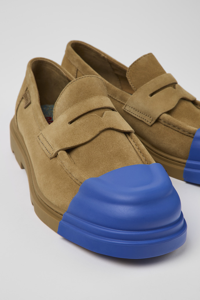 Junction Brown Nubuck Moccasin for Men