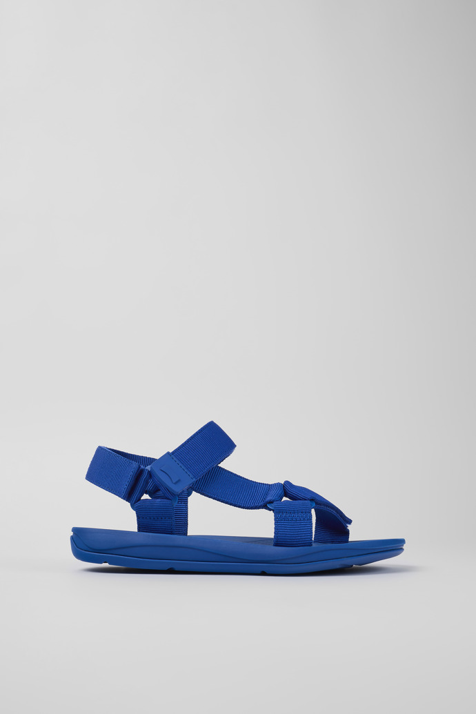 Match Blue Textile Sandal for Men