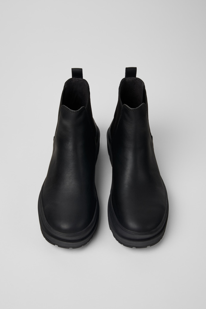 Brutus Trek HYDROSHIELD® MICHELIN Black leather ankle boots for men