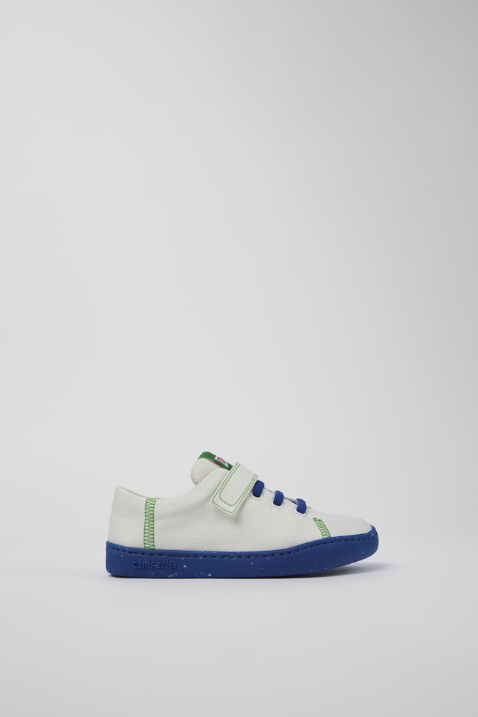 Twins White Textile Slip-on