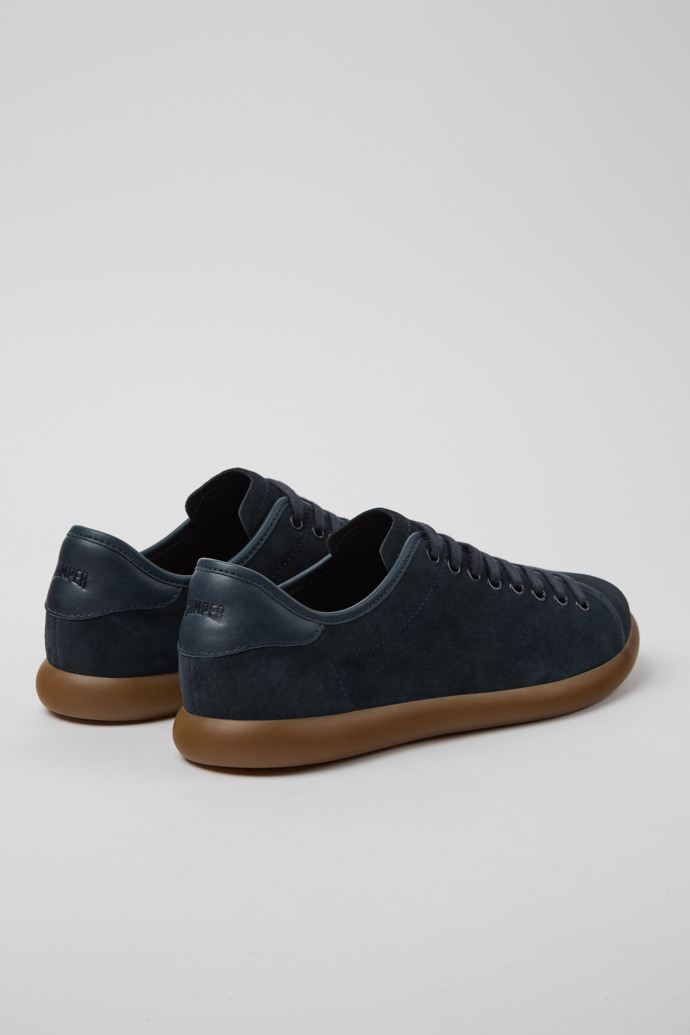 Pelotas Soller Blue Nubuck and Leather Men's Sneakers.