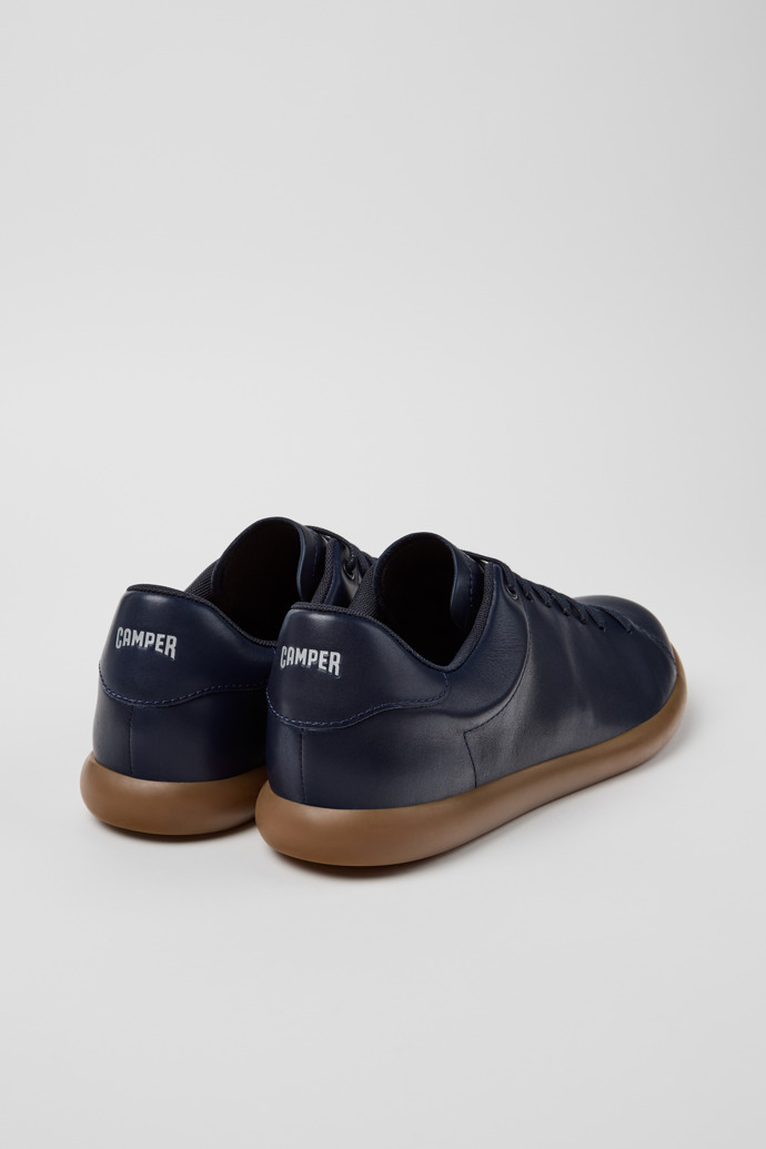 Pelotas Soller Blue Leather Sneakers for Men.