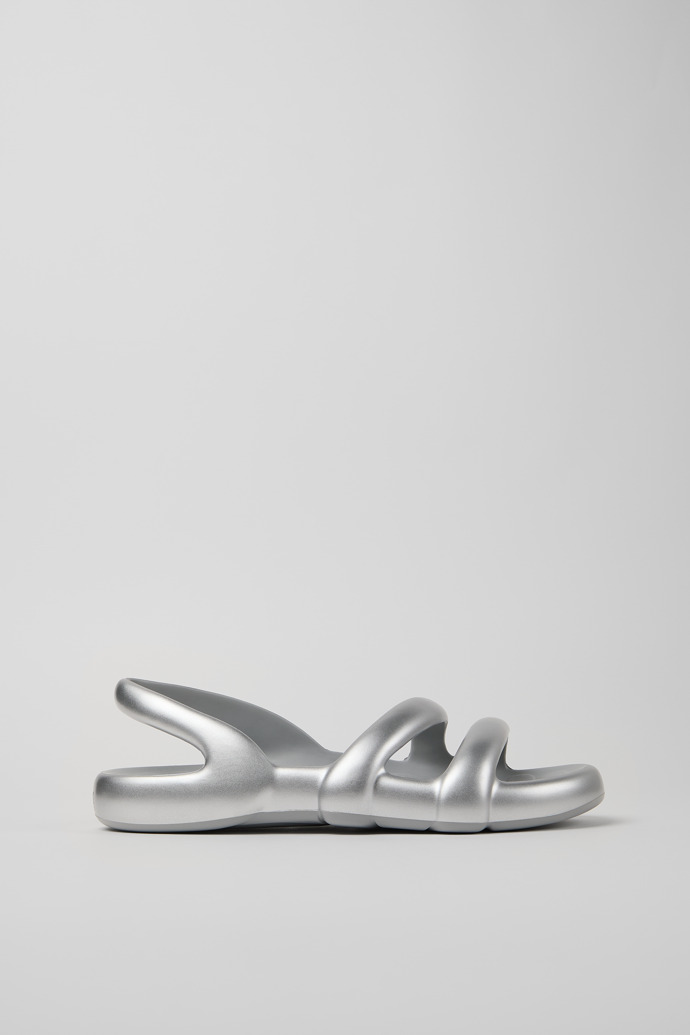 Kobarah Flat Silver Sandals.