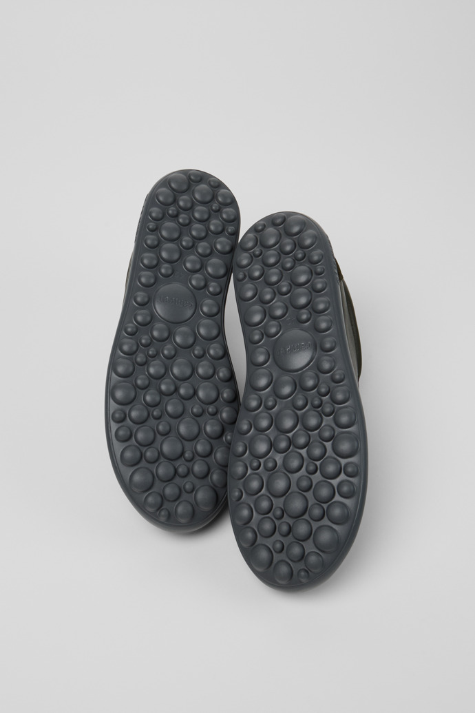 Pelotas XLF Green Leather and Nubuck Sneakers for Men.