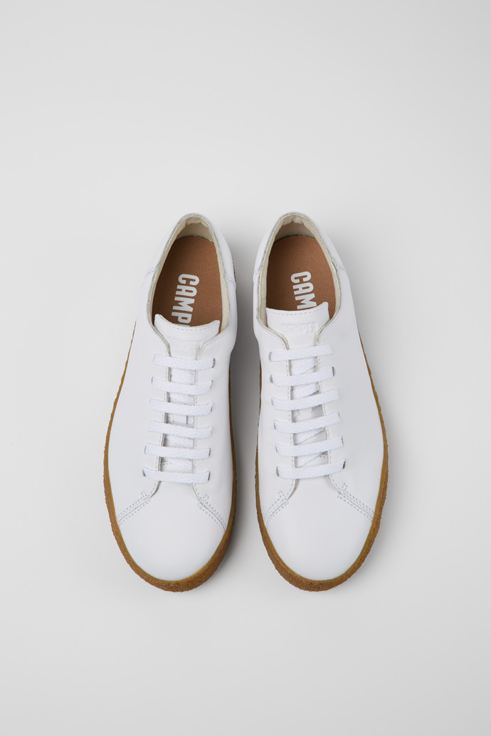 Peu Terreno White leather shoes for men