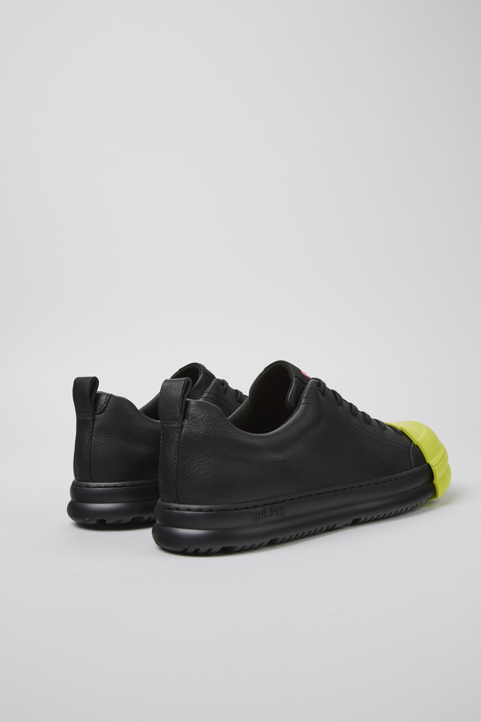Junction Runner Black leather sneakers