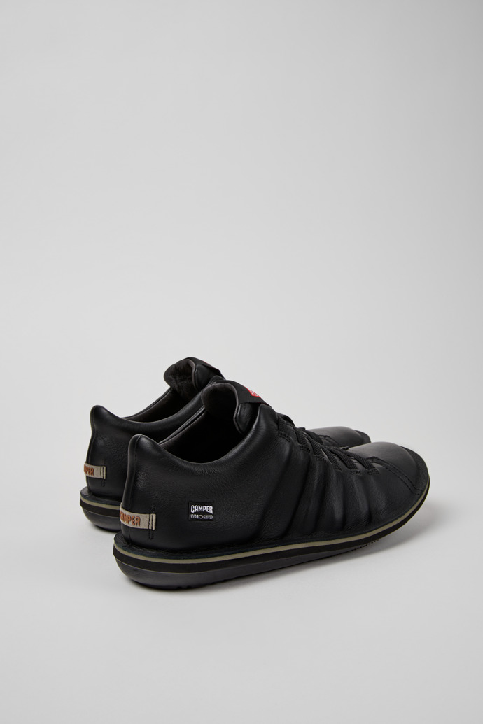 Beetle - HYDROSHIELD Black Leather Ankle Boots for Men.