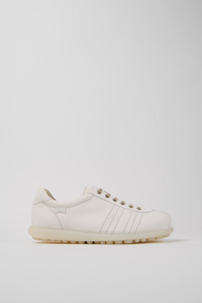 Pelotas White Leather Men's Shoes.