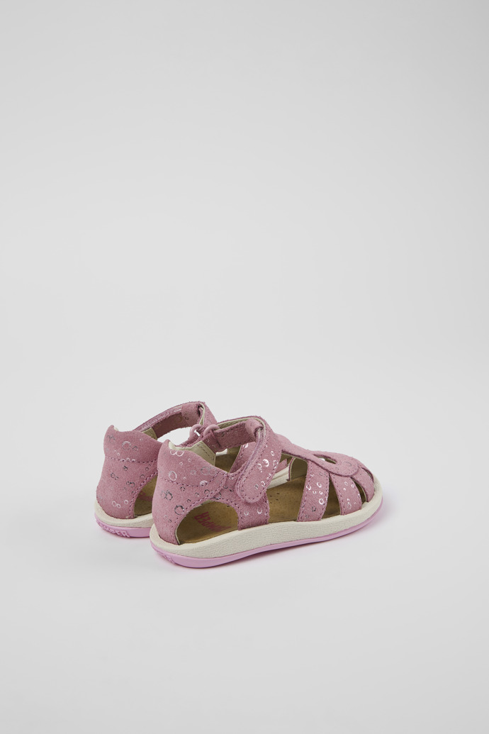 Bicho Pink Nubuck Sandal