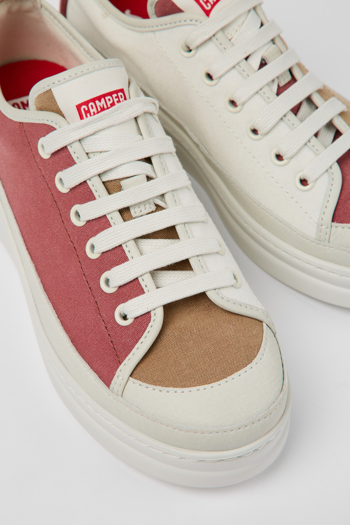 Twins Multicolored Textile/Leather Sneaker for Women