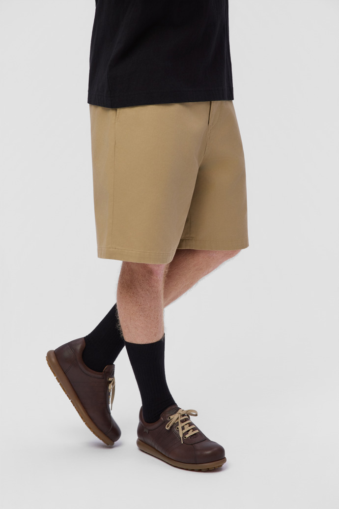 Pelotas Brown Leather Shoes for Men.