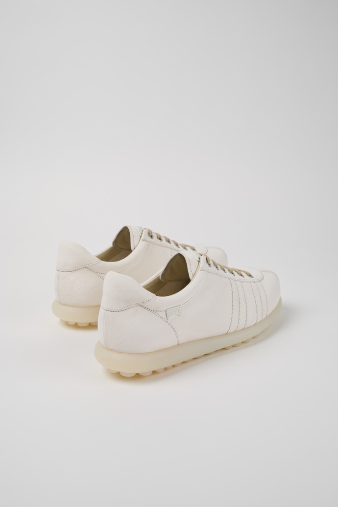 Pelotas White Leather Men's Shoes.