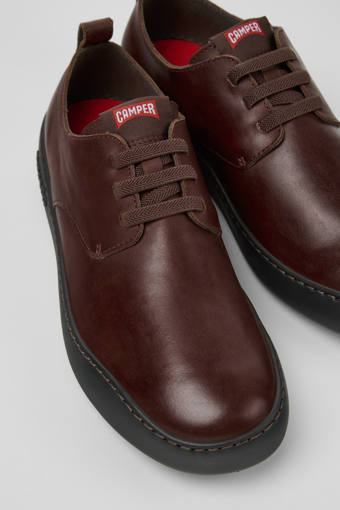 Peu Touring Brown Leather Shoes for Men.