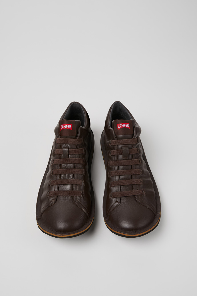 Beetle - HYDROSHIELD Brown Leather Ankle Boots for Men.