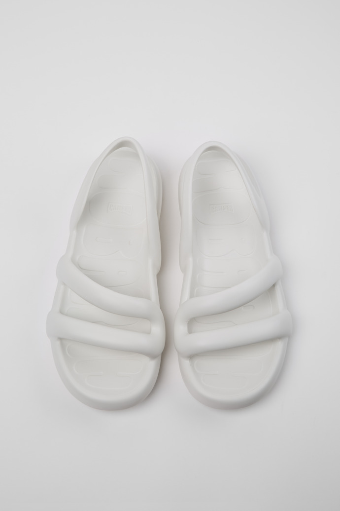 Kobarah Flat White Sandals.