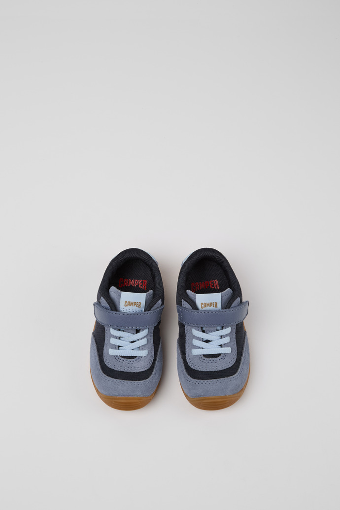 Dadda Blue textile and nubuck sneakers for kids
