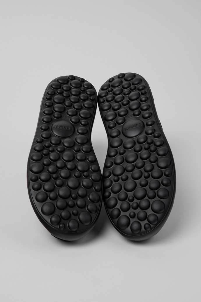 Pelotas XLF Black Leather and Nubuck Sneakers for Men.