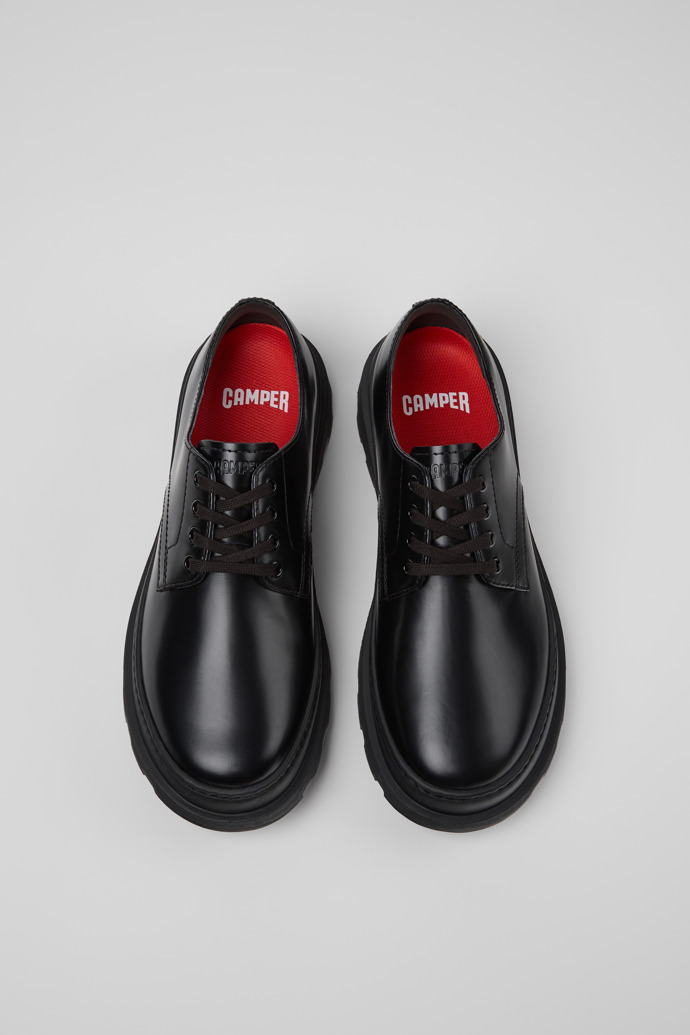 Brutus+ Black Leather Shoes for Men.